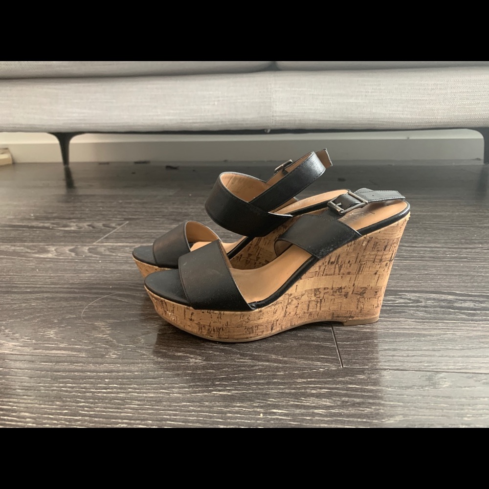 Used wedge sandals